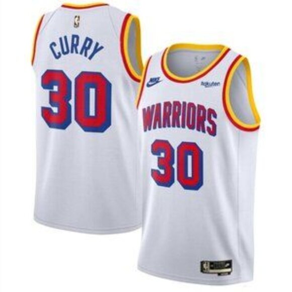 Mens Kids Youths Stephen Curry White Jersey